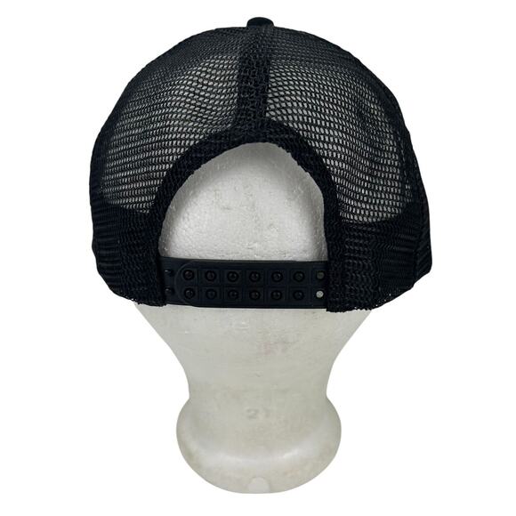 Mountain Oil Custom Lubricants Walla Walla Wa Hat Vtg Black Snapback Trucker Cap - Picture 6 of 8